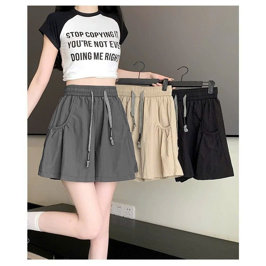 Quần Short Nữ Túi Nhúm Mẫu Mới Hot Vải Kaki Mát Mẻ Mặc Cực Xinh m33