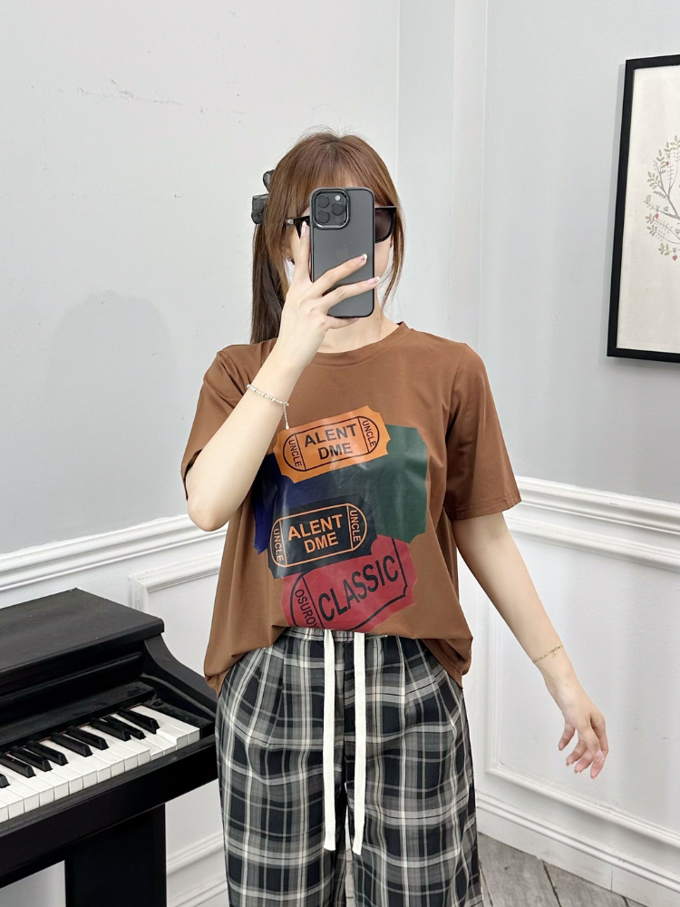 Ảnh Áo Thun Nữ Laroma 04 | Mềm Mát - Thấm Hút Mồ Hôi - An Toàn Cho Da - Bền Bỉ 2