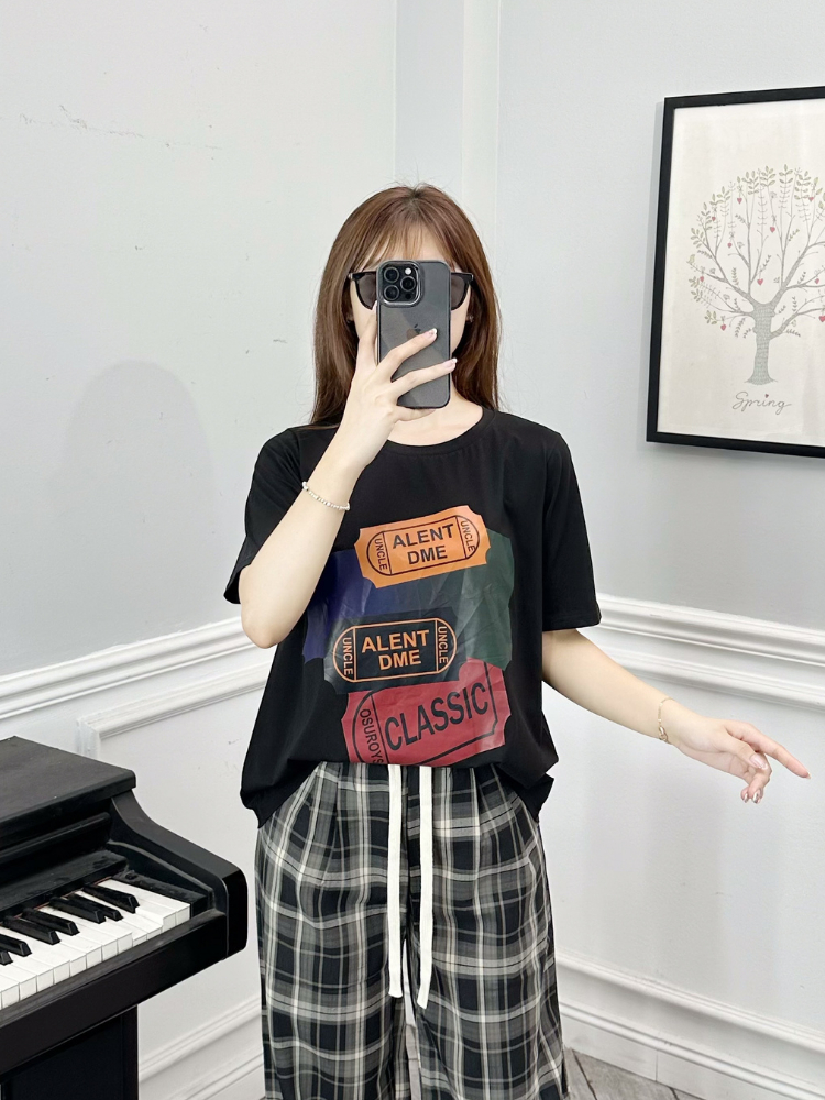 Ảnh Áo Thun Nữ Laroma 04 | Mềm Mát - Thấm Hút Mồ Hôi - An Toàn Cho Da - Bền Bỉ 1