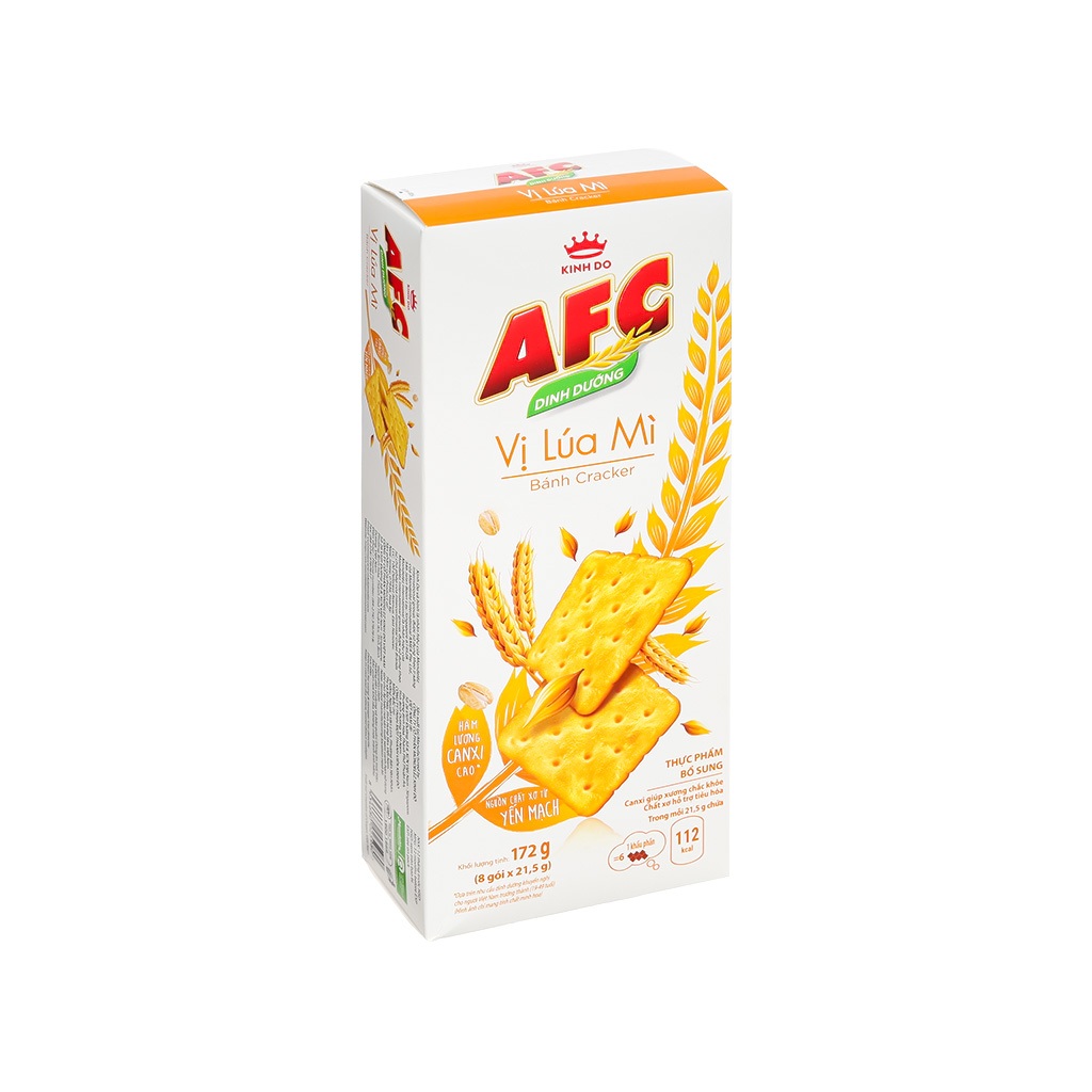 BÁNH AFC MẶN VỊ LÚA MỲ + RAU CỦ 172GR | Shopee Việt Nam