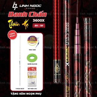 Cần Câu Đài Danh Chấn Thiên Hạ 8H 19i 3600X Bản Mới Chuyên Săn Hàng Tải Cá Khủng