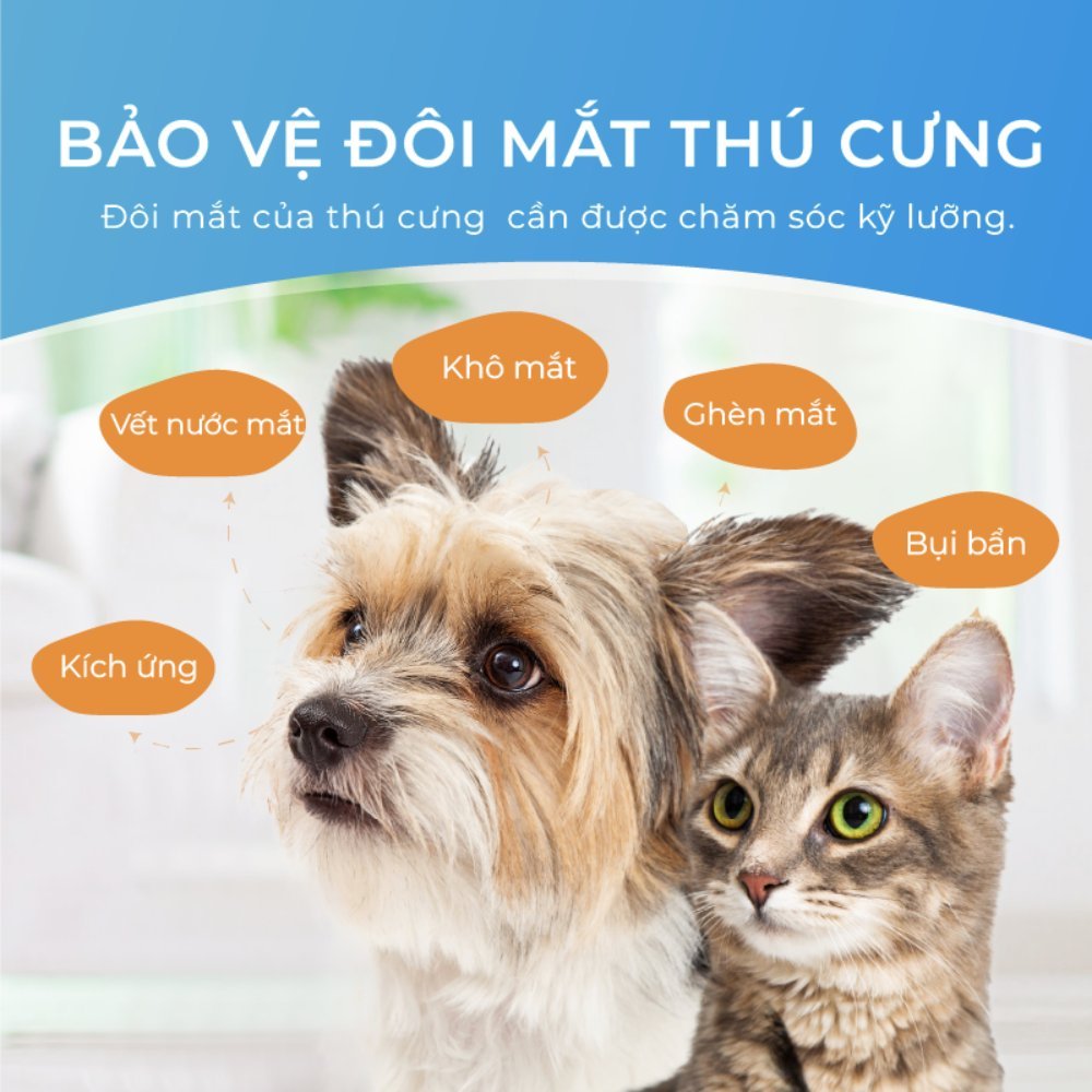 Dung Dịch Vệ Sinh Mắt Cho Chó Mèo DrVET Kháng Khuẩn, Dịu Nhẹ - Pet Eye Wash