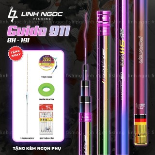 Cần câu đài Guide 911 PRO 8h 19i Chuyên Săn Hàng Tải Cá Khủng Giữ Cá Tốt