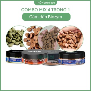 Cám Dán Mix 4 Trong 1 Biozym - Đổi Bữa Thả Ga, Không Lo Về Giá - Dùng Cho Cá Cảnh