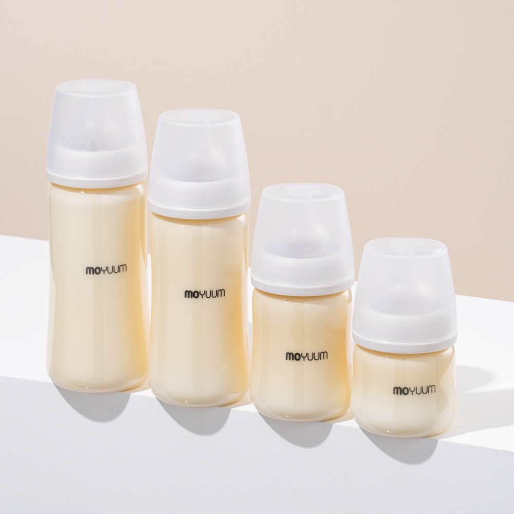 Ảnh Thế hệ 3 - Bình sữa PPSU Moyuum - Mẫu trơn - 330ml - Kèm núm 3 (6m+) 4