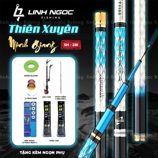 Combo Cần Câu Tay Thiên Xuyên Minh Giang F1 5h 28i Chuyên Rô Riếc Chép