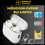 Miếng dán chống bụi airpod chống bẩn bảo vệ tai nghe 1/2/3/4/Pro/Pro 2 I 88Mobile