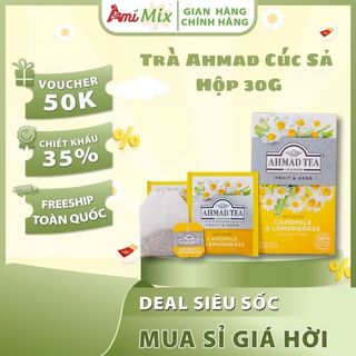 Trà Ahmad Cúc Sả – Camomile & Lemongrass 30g
