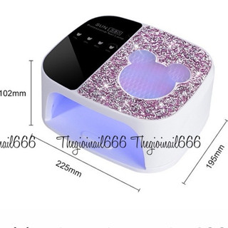 Máy Hơ Móng Con Thỏ Đính Đá Cắm Điện & Tích Điện Màu Ngẫu Nhiên - Chăm Sóc Móng Gel Tiện Lợi