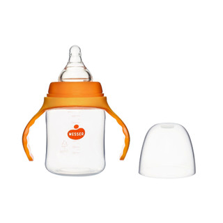 [MẪU MỚI] Bình sữa Wesser (Cổ rộng) 180ml/260ml nhựa PP - BPA FREE