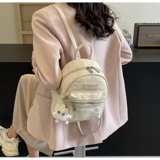 Balo nữ thời trang - balo mini size 22cm chất da nhung kèm móc khóa thời trang Hàn Quốc - BI010