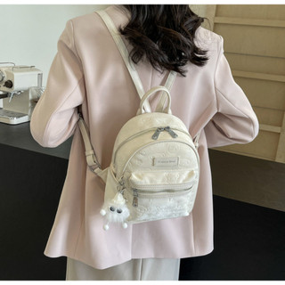 Balo nữ thời trang - balo mini size 22cm chất da nhung kèm móc khóa thời trang Hàn Quốc - BI010