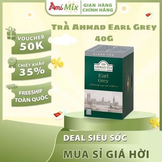 Trà Ahmad Bá Tước – Earl Grey Hộp 40g (20 Túi Lọc)