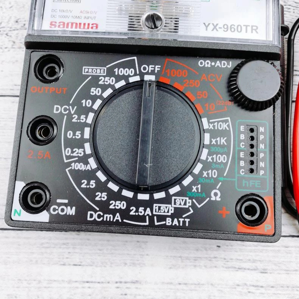Đồng hồ đo điện vạn năng kim đồng hồ VOM Samwa yx960tr