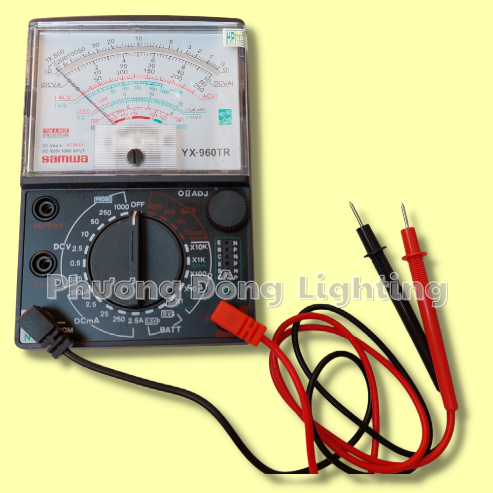Đồng hồ đo điện vạn năng kim đồng hồ VOM Samwa yx960tr