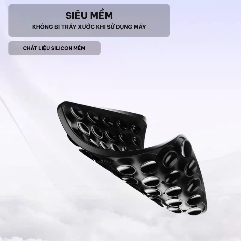 Miếng Dán Dính Điện Thoại Silicon 2 Mặt, Tấm Hít Điện Thoại 48/80 Giác Hút,Miếng Hút Silicon Cố Định