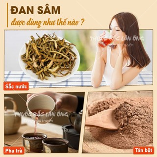 Đan sâm 500g, đơn sâm thái phiến, miếng to, sạch, đẹp - Lãn Ông