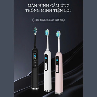 Bàn chải điện Sonic Electric Toothbrush với 5 chế độ chuyển đổi ,lông chải Pedex mềm mại của Đức