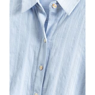 Áo Sơ Mi Nữ J-P Fashion Ngắn Tay Vải Kate Mềm Mát, Áo Sơ Mi Form Rộng 10611793