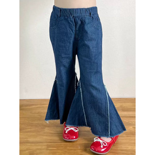order quảng châu-áo caro đỏ 2 dây form dài, quần loe ống loe rộng cho bé