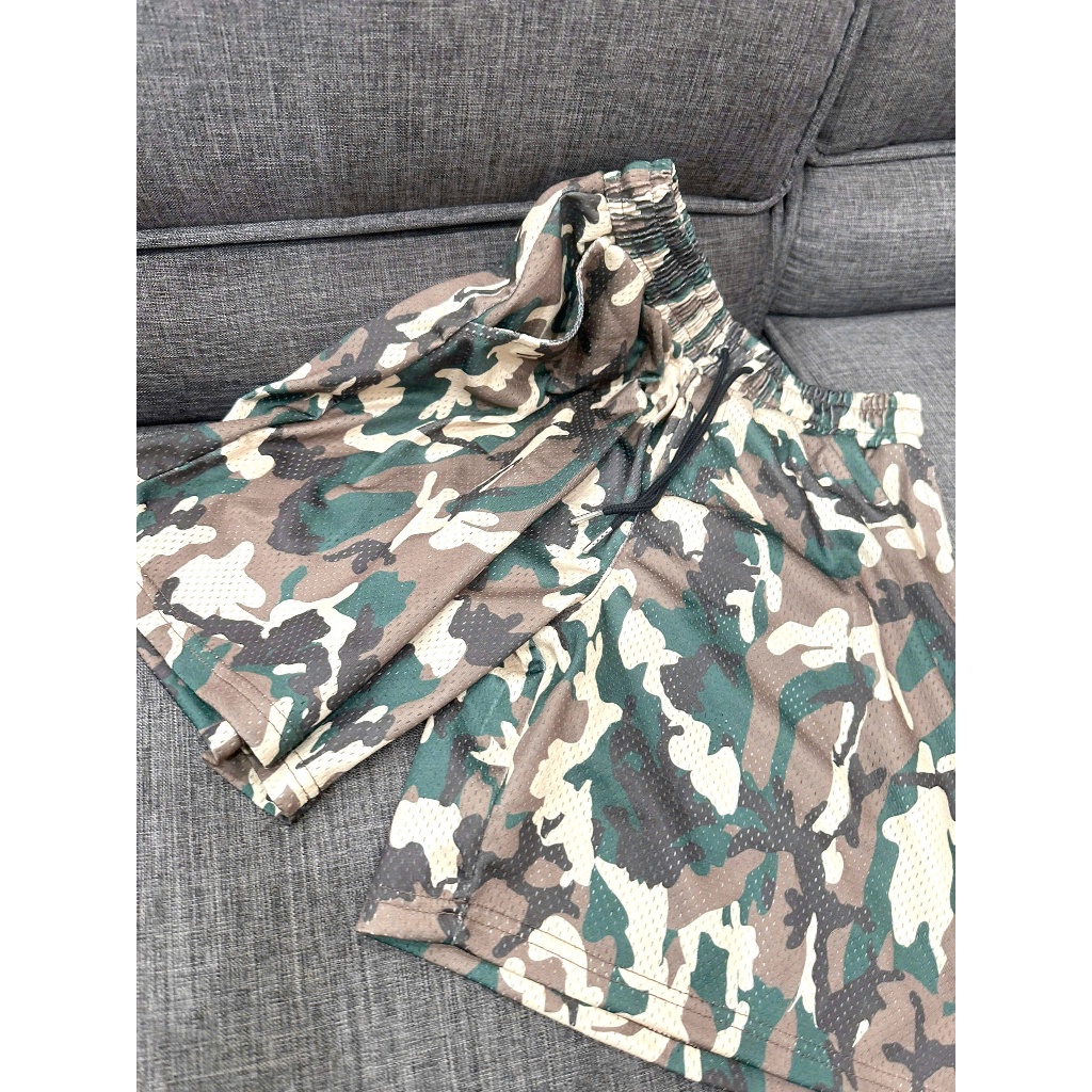 Quần Short thun tổ ong CAMO ICVCVNI Unisex Menwear