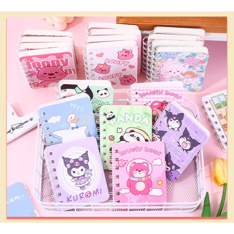 Số tay mini note book dễ thương size A7, 80/160 trang tiện dụng ...