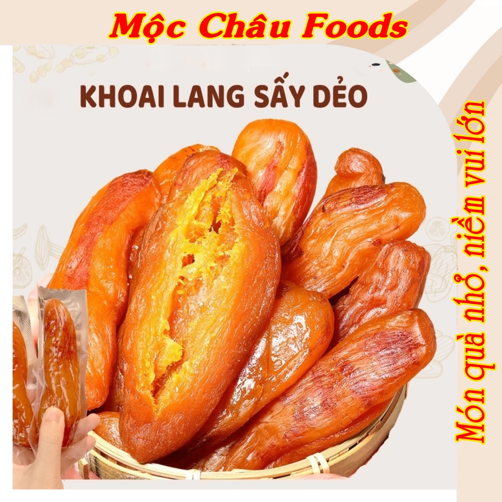 KHOAI LANG SẤY DẺO KHÔNG ĐƯỜNG HÚT CHÂN KHÔNG  Food Ăn Vặt Thức Ăn Snack