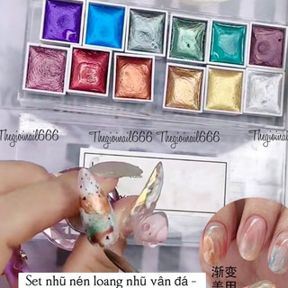 Màu Nước Nén Siêu Hot 2025 - Bộ Sơn Móng Nén Đa Dạng, Bền Màu, Các Mẫu Hộp Nhôm & Nhựa