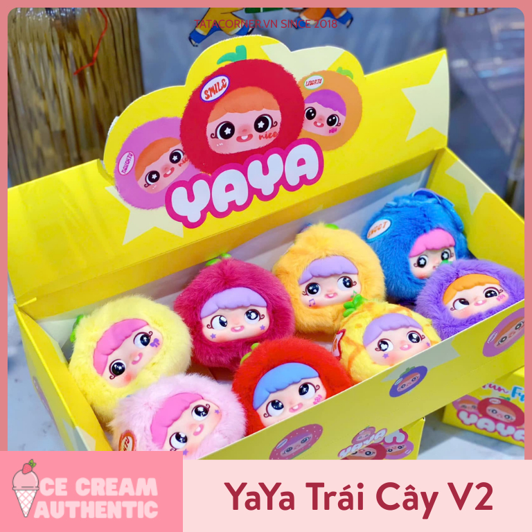 [Hỏa tốc Ho Chi Minh] Blind box YAYA V2 – Fun Fruits Series chính hãng | ice.cream.authentic