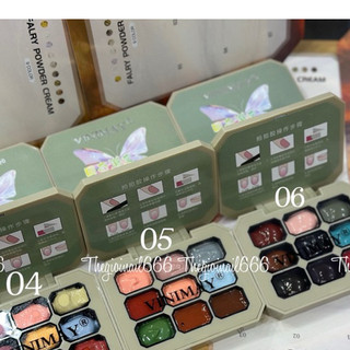 Set Gel Dặm Màu Vinimay 9 Hũ Siêu Hot 2025 - Gel Dặm Móng Kim Tuyến & Màu Sắc Bền Màu