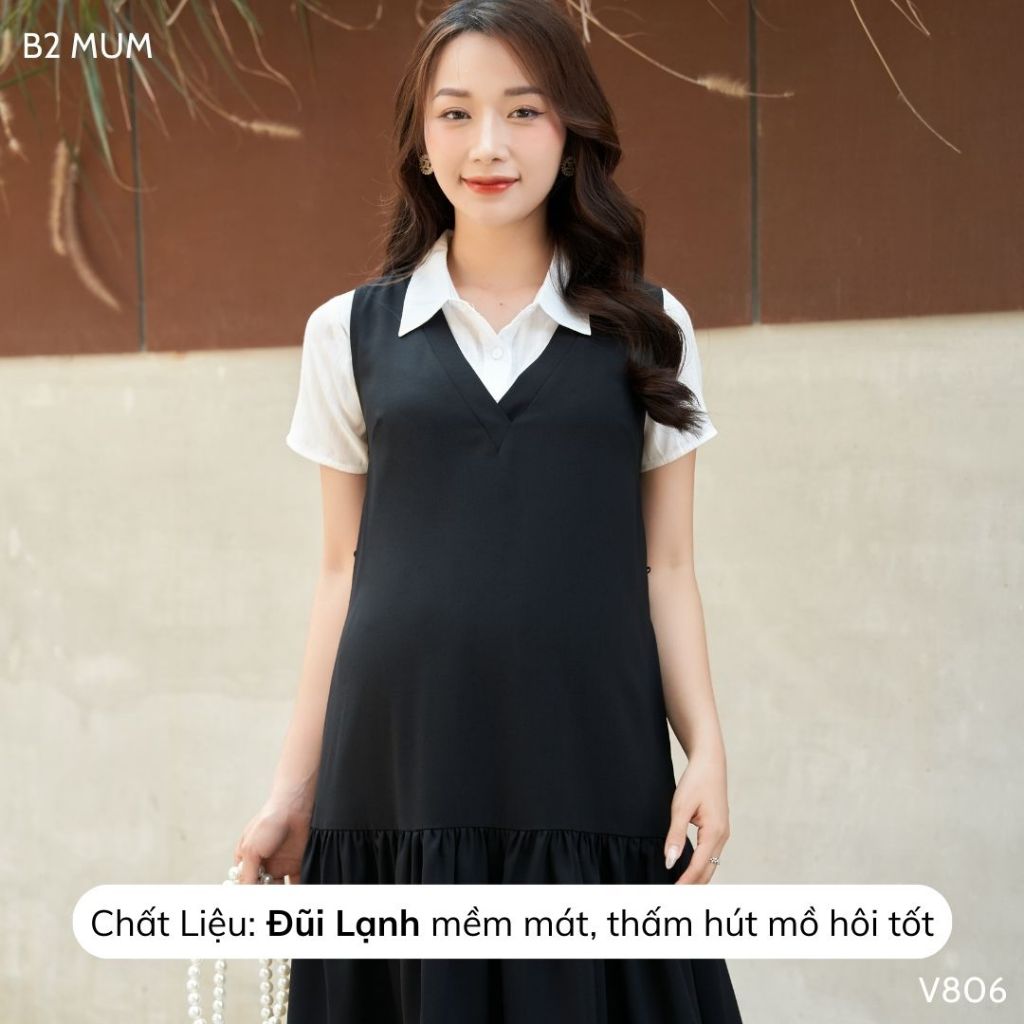 Yếm bầu (không kèm áo) thiết kế Yếm đuôi cá V806 B2MUM
