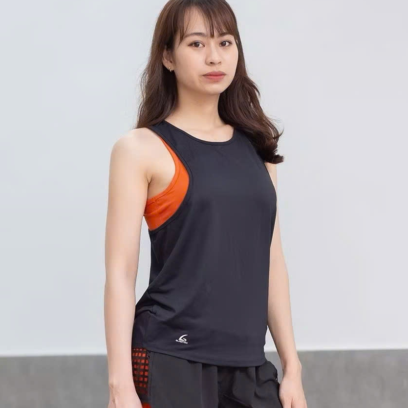 Áo ba lỗ thể thao Xtank Gladimax TGA01 mặc kết hợp với bra phù hợp tập gym, zumba, chạy bộ,...