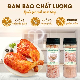 Muối hồng Hymalaya nguyên chất 100g (Dùng làm gia vị nấu ăn, nguyên hạt và xay nhuyễn)