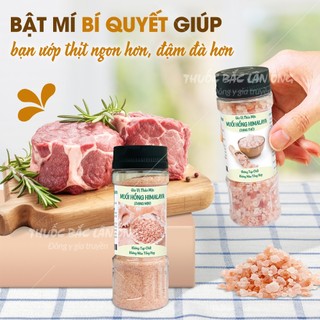 Muối hồng Hymalaya nguyên chất 100g (Dùng làm gia vị nấu ăn, nguyên hạt và xay nhuyễn)