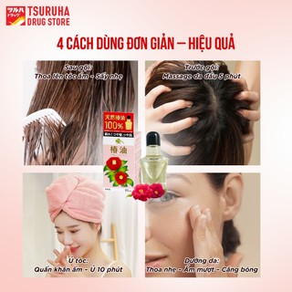 Tinh Dầu Hoa Trà Đỏ Nhật Bản Dưỡng Ẩm Da Và Tóc KURASHI RHYTHM 85mL