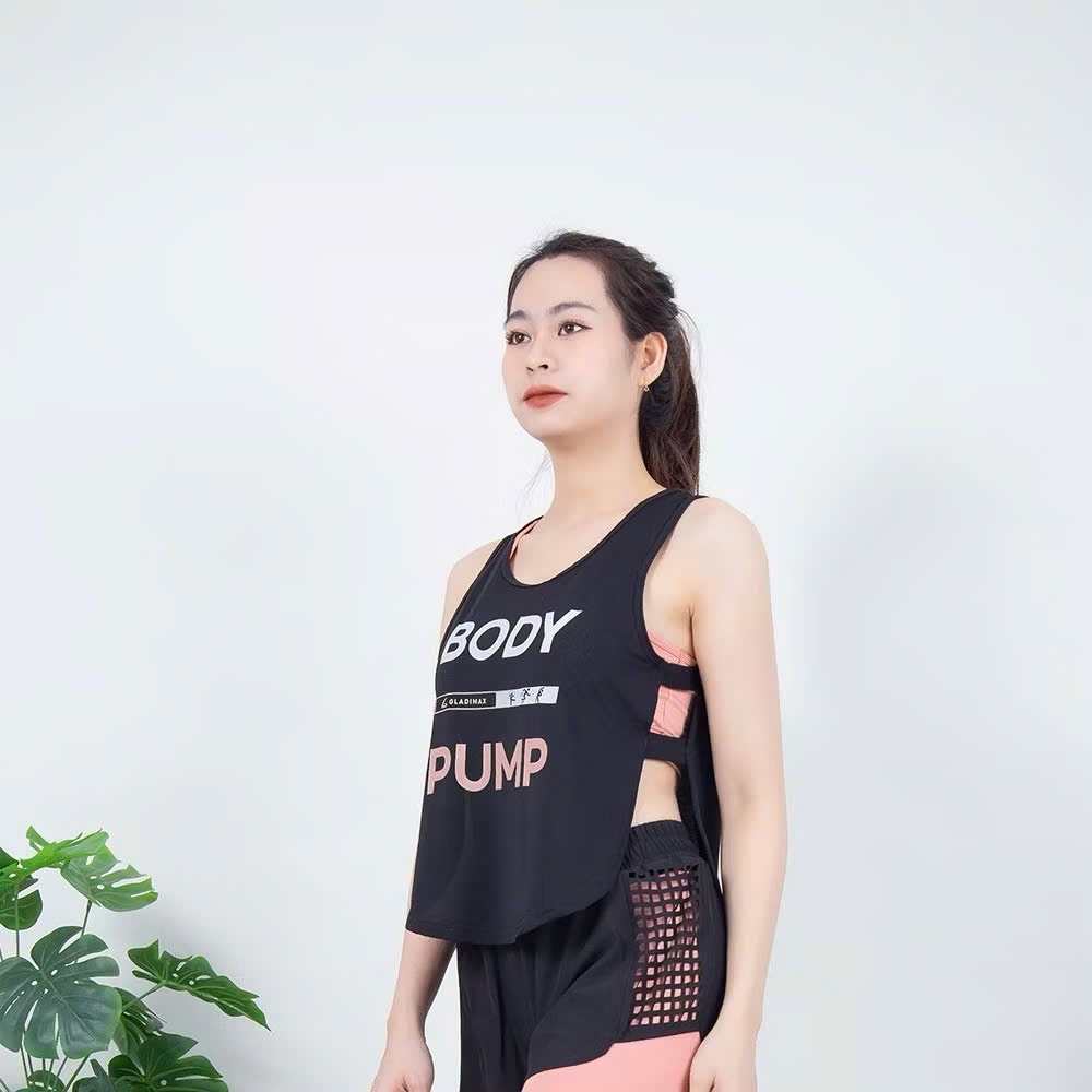 Áo thể thao Gladimax Tanktop Body-Pump phù hợp cho luyện tập thể thao, dã ngoại, đi chơi...