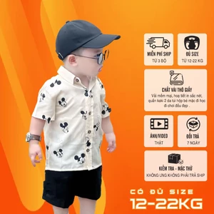 Đồ Bộ Bé Trai Mùa Hè 𝗟𝗮𝗻𝗹𝗲𝗲 𝗦𝘁𝗼𝗿𝗲 Mã MK
