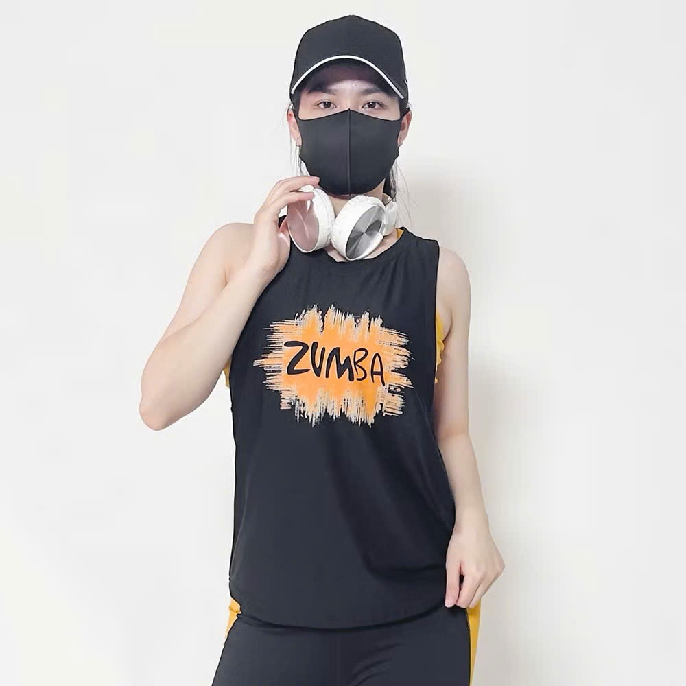 Áo thể thao Gladimax Tanktop Zumba vải lỗ kim dáng rộng thoáng mát, mặc thoải mái...