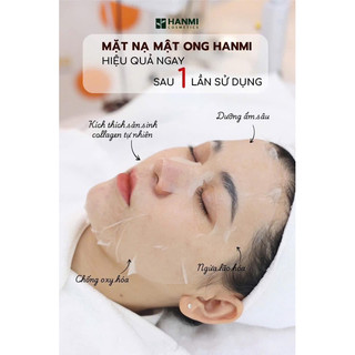 Mặt Nạ Mật Ong Làm Sáng Da Hydro Hanmi (Hộp 10 Miếng)
