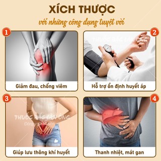 Xích thược khô 100g, thái lát mỏng, thơm, sạch - Lãn Ông