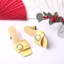 Guốc Cao Gót 7cm Phối Khoá Chữ C Pixie H379