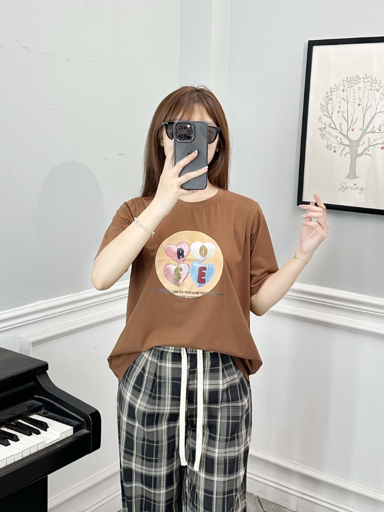 Ảnh Áo Thun Nữ Laroma 04 | Mềm Mát - Thấm Hút Mồ Hôi - An Toàn Cho Da - Bền Bỉ 4