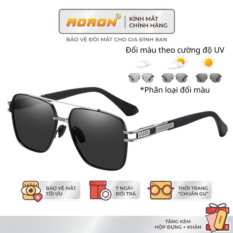 Ảnh Kính Râm Thời Trang Nam Nữ AORON Phân Cực Đổi Màu Chống Lóa Chống Tia Cực Tím UV Kiểu Dáng Thời Trang Nhiều Màu AK171 1