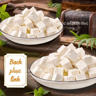 Bạch linh viên 100g, bạch phục linh, trắng, đẹp, không lẫn tạp chất - Lãn Ông