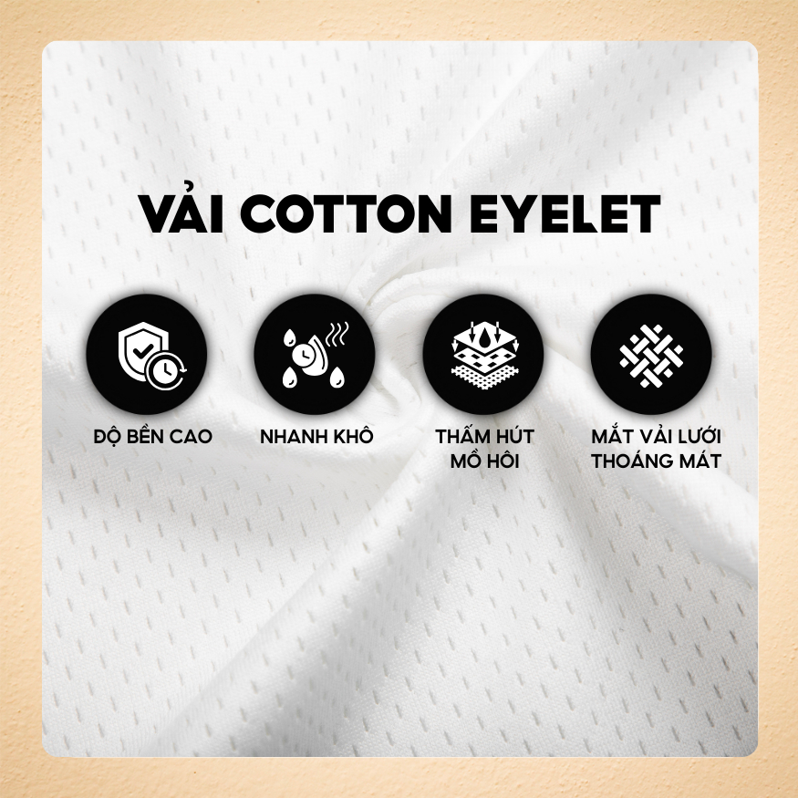 [RUNKEE COLLECTION] Áo thun nam tanktop Nitro Duo, cổ tròn, form regular fit, vải Cotton Eyelet lưới mát mẻ, logo nhỏ nă