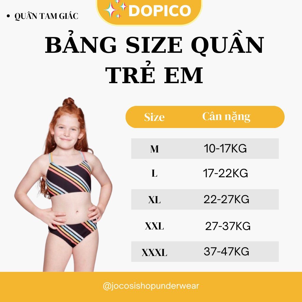 Combo 4 Quần lót bé gái dễ thương thoáng mát - Set 4 Quần chip cho bé xinh xắn đáng yêu LANIXA L7002
