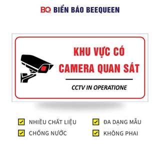 Biển báo KHU VỰC CÓ CAMERA QUAN SÁT F14