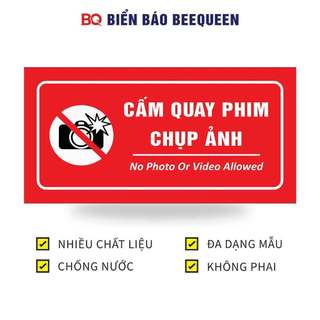 Biển báo CẤM QUAY PHIM CHỤP ẢNH F15