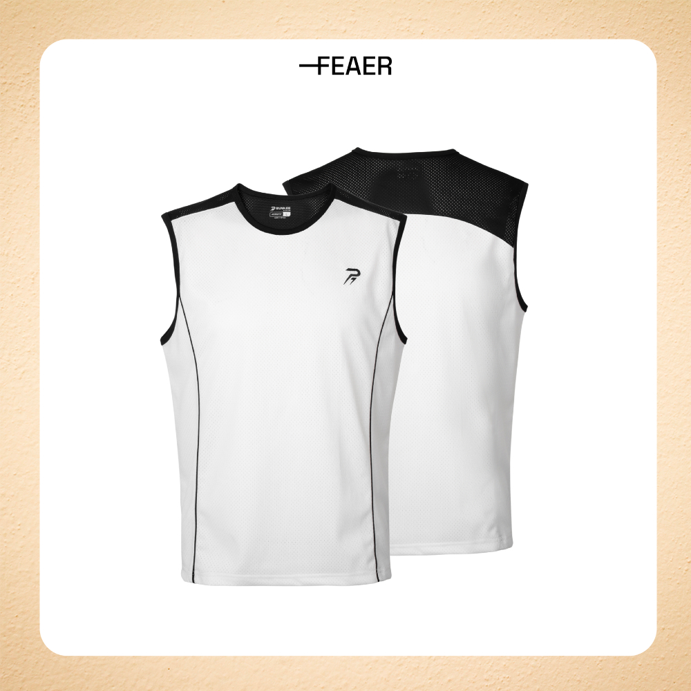 [RUNKEE COLLECTION] Áo thun nam tanktop Nitro Duo, cổ tròn, form regular fit, vải Cotton Eyelet lưới mát mẻ, logo nhỏ nă