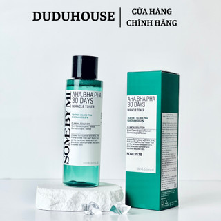 (Hàng Công TY) Nước Hoa Hồng Some By Mi AHA-BHA-PHA 30 Days Miracle Toner 150ml Duduhouse